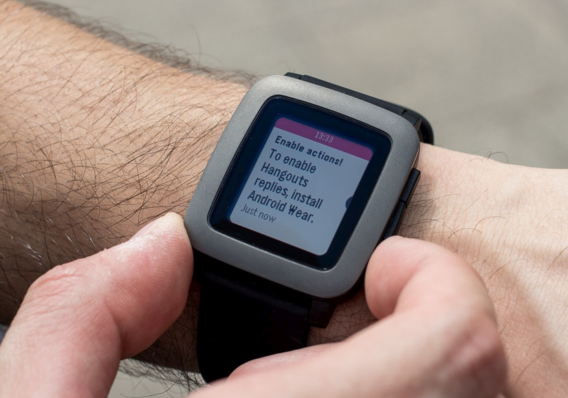 Messaging on Pebble Time - Hangouts