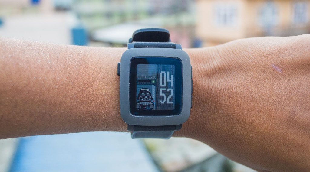 Best Pop Culture Watchfaces for Pebble Time - Darth Time