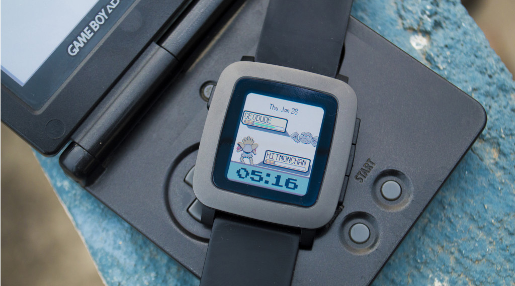 Best Pop Culture Watchfaces for Pebble Time - Pokemon Battle Watchface