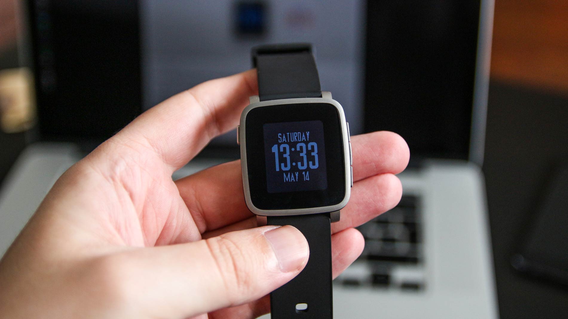 Best Watchfaces for Pebble Time - Blue Futuristic