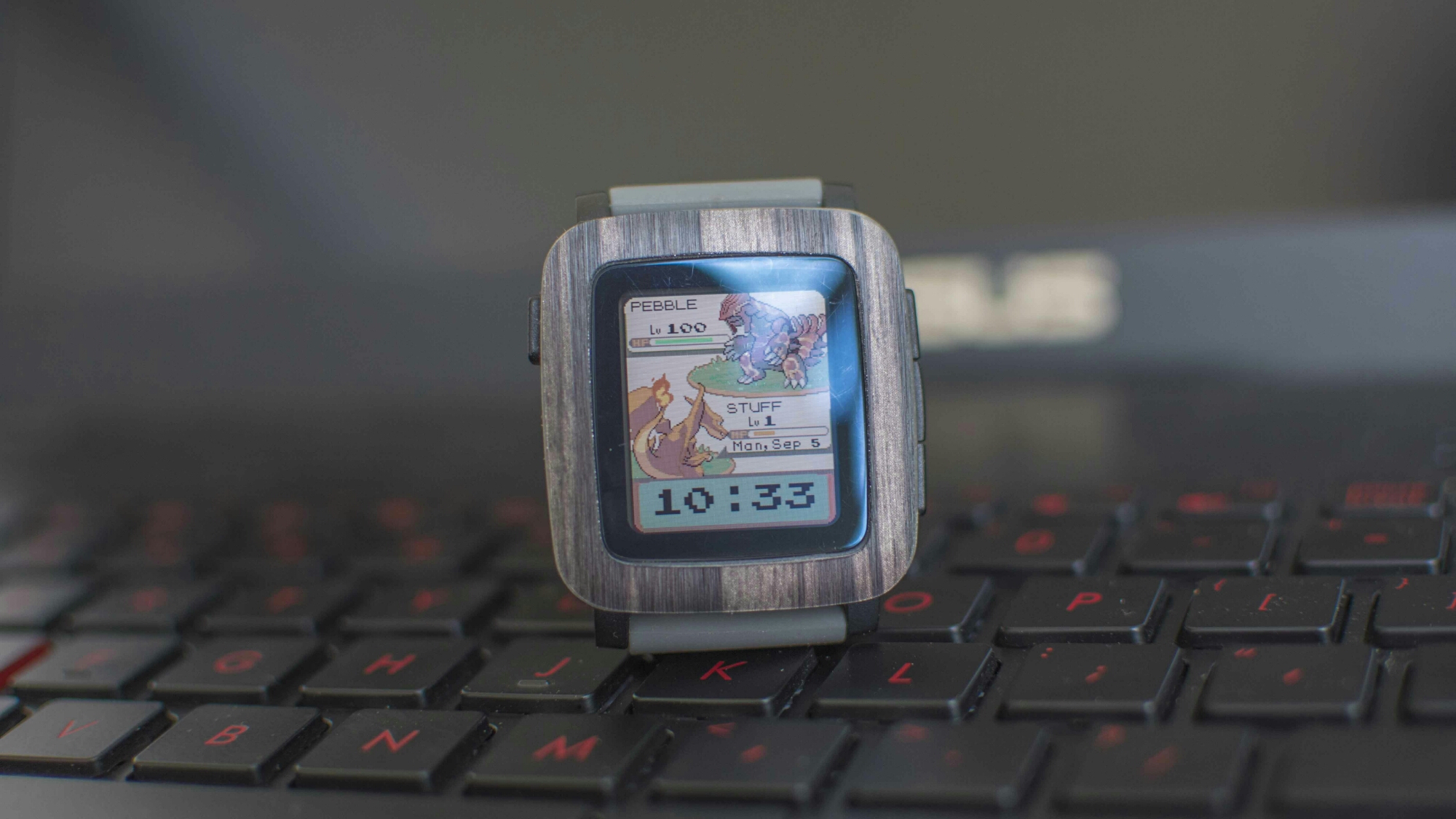 Poke Battle Custom Best Health Watchfaces for Pebble Time - Poke Battle Custom
