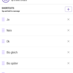 Messaging on Pebble Time - Awear Settings