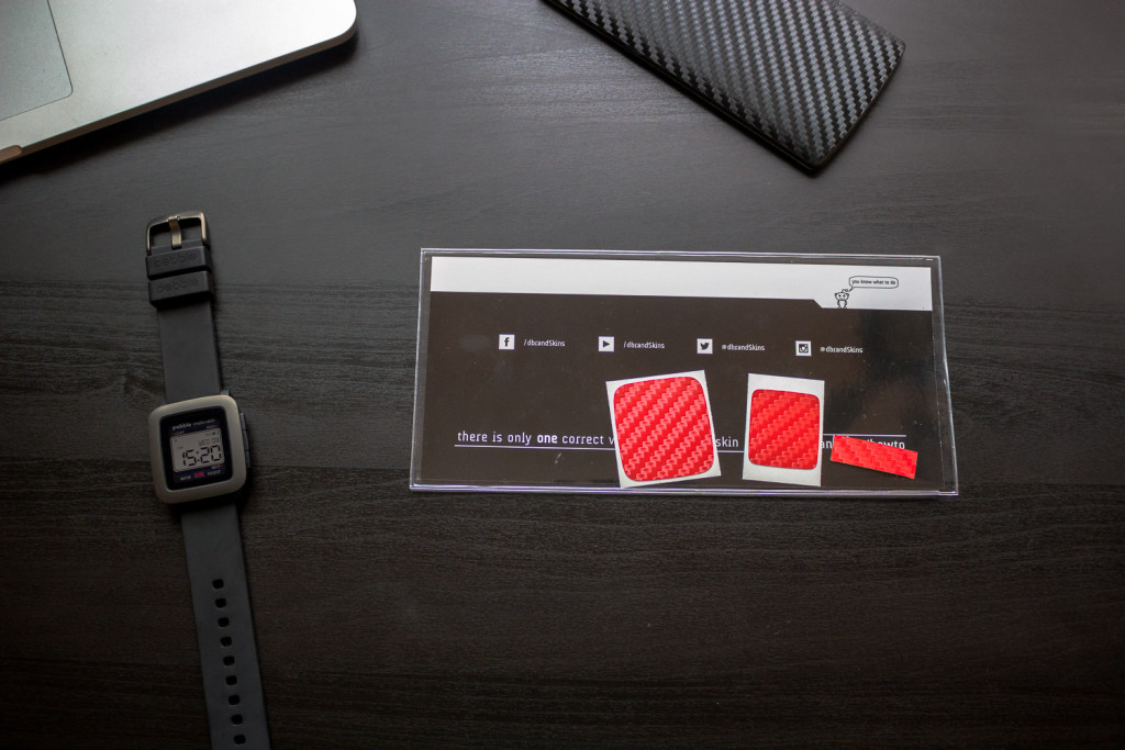 Review: dbrand Skins for Pebble Time