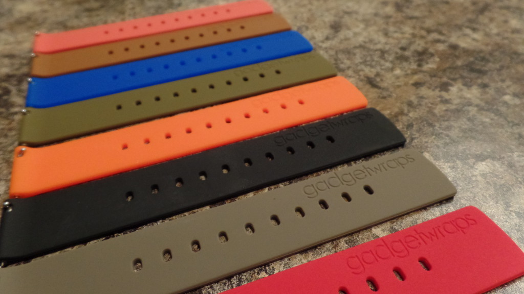 Review GadgetWraps straps for Pebble