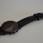 Black Croco Leather Band by Clockwork Synergy