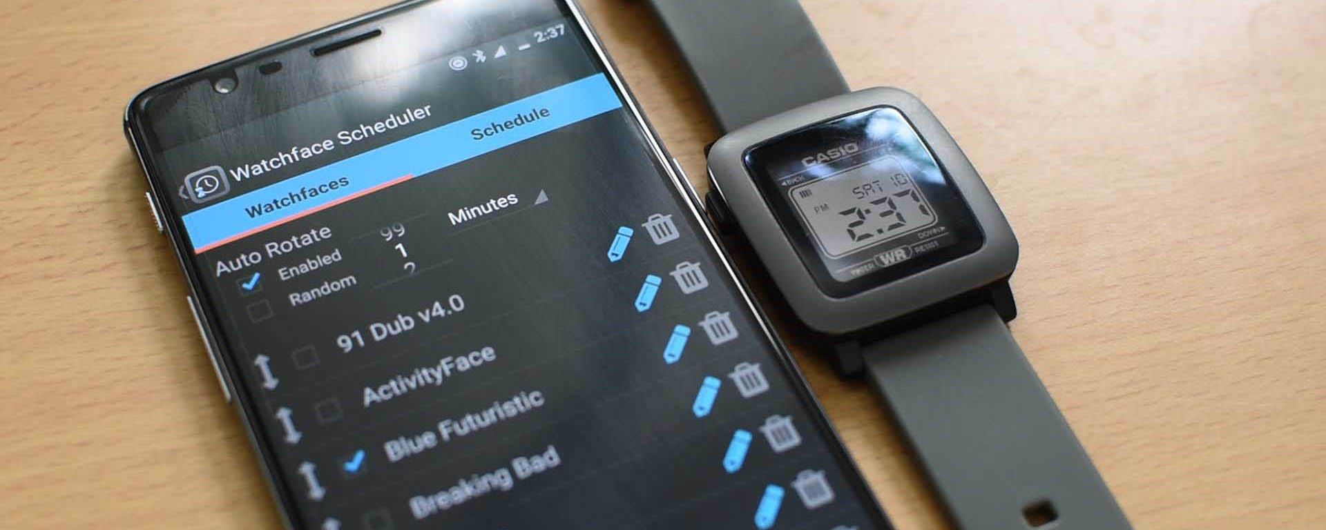 CASIO - Switch between watchfaces automatically