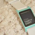 Pebble 2 Watchface Text Time Bold
