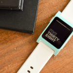 Pebble 2 Watchface Text Time Bold